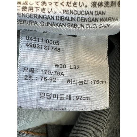 Levi's 511 Navy denim Men size‎ 30 x 32 - Picture 5 of 6